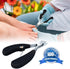 Toenail Clippers for Thick or Ingrown Nails, Heavy-Duty Soft-Grip Nail Nipper with Surgical-Grade Steel Blades