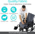 Vive Wheelchair Sheepskin Pad - Seat & Backrest Cover - Accessories for Back Pain Relief for Seniors, Adults - Bed Sore