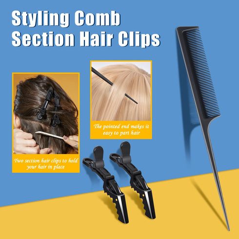 IKOCO Heat Proof Medium Glove Mitts - 2Pcs for Hair Styling with Flat Iron, Curling Wand, and Hot-Air Brushes