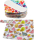 ReUseLife 12 8 inch Pieces Cloth Menstrual Pads,Reusable Sanitary Pads,Size Panty Liner,Unscented