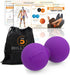 5BILLION FITNESS Peanut Massage Ball - Double Lacrosse Ball and Mobility Massage Tool for Deep Tissue