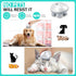 HIQUAY 4 96 Electric Pet Massager for Dogs and Cats, Cordless Handheld Tool with Massage Heads and Massage Nodes, Back