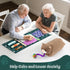 SOFWO Fidget Blanket and Muff Cat for Adults with Dementia, Alzheimers Dementia Activities Products for Elderly