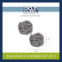 RSVP International Endurance Cleaning Collection - 2 Piece Stainless Steel Scrubbies, Long Lasting, Non-Rusting
