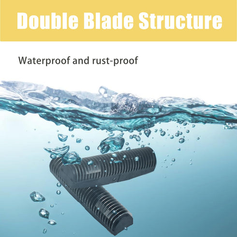 Replacement Foil and Cutter for BaBylissPRO Barberology Electric Shaver, Double Foil Shaver Replacement Head (Golden)