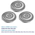 SH98/72 Head Shaver Replacement for Philips Norelco S9000 Prestige, 3Pcs Blades