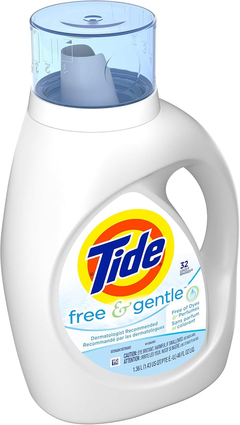 PGC41823, 1 Tide, Free & Gentle Detergent, / Bottle