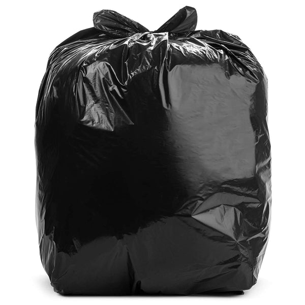 Aluf Plastics RL-3339XH 33 Gallon Trash Can Liners, 100 Count, Thick 1.5 MIL Equivalent, Black