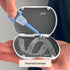 PUL Clear Aligner & Retainer Case for Invisalign, Dental Removables, Plastic Holder with Secure Magnet Closure
