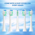 Sonicare10 Pack 4100 5100 6100 HX9023/65 Replacement Toothbrush Heads Compatible with Philips Soft Replacement Electric