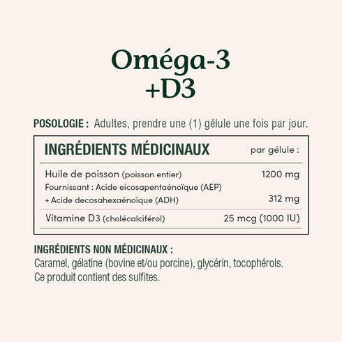 Omega-3 D3 1200mg D3 1000IU 90 Nature's Bounty + Fish Oil / Vitamin softgels