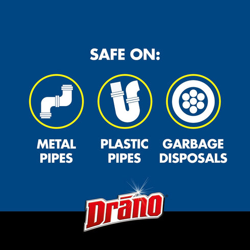 Drano Dual-Force Foamer Drain Clog Remover and Cleaner, 17 oz for Shower or Sink Drains