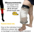 ZhiGu Extra Large Knee Cast Cover Shower, Waterproof for Knee Surgery, Watertight Bandage Protector (70cm)