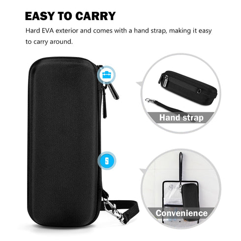 ProCase Hard Case for Electric Trimmer and Shaver, Travel Organizer Bag for QP2520 QP2530 QP2620 QP2630 - Black