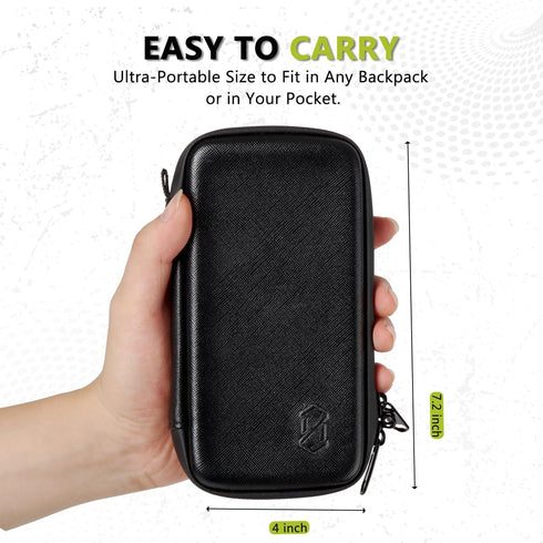 OZCHIN Smell Proof Bag with 4 Tubes, Odor Proof Carbon Lined Pipe Pouch, King Size Medicine Locking Storage Container