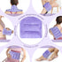 SuzziPad Microwave Heating Pad 7x16 - Moist Heat Pack for Pain Relief, Cramps, Muscle Ache, Purple