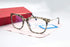 Stylish Blue Light Block Glasses for Women, Oversized Big Frame, Eye Strain UV Glare Blocker Lens, Metal Temples