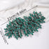 Large Full Rhinestones Flower Bride Hair Comb - Luxurious Wedding Accessories for Women