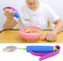 Elderly Eating Spoon, 360° Flexible Rotation Head for Practical Disabled Eating Aid