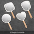 YEAKE Hand Held Mirror with Handle for Makeup - Small Cute Wood Hand Mirror for Shaving, Single-Sided Portable Travel