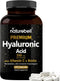 NatureBell Hyaluronic Acid Supplements 250mg | 240 Capsules with Biotin 5000mcg & Vitamin C 25mg