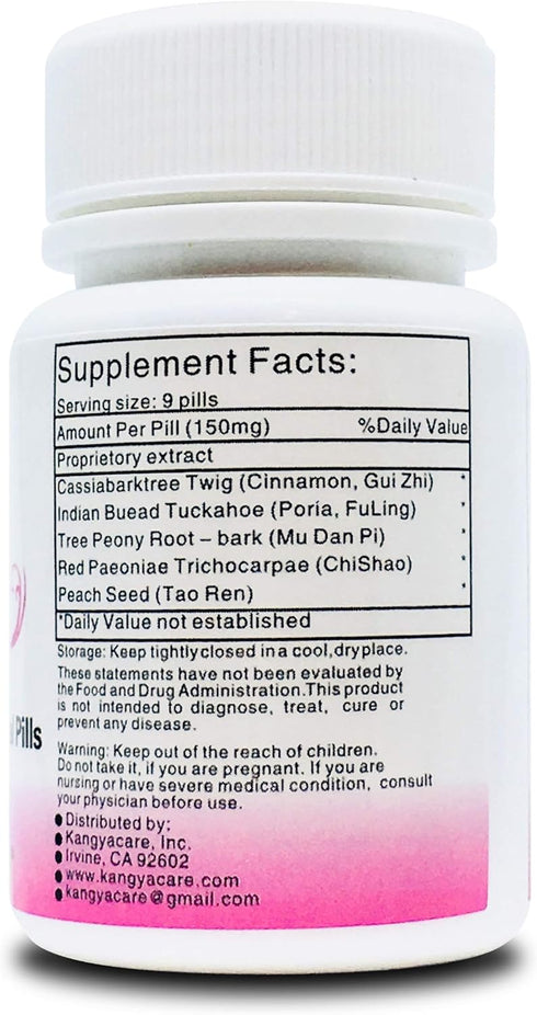 GUI Zhi Fu Ling Wan ????? - Cinnamon & Poria Pills - Natural Cycle Relief for Menstrual Cramps, 252 Ct (2)