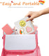 2 Pack Period Bag, PU Leather Sanitary Napkin Storage Bag for Feminine Pads, Liners, Tampons, and Reusable Pads,