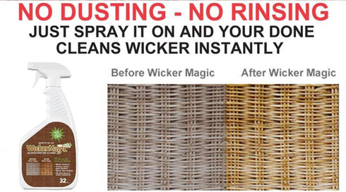 SCREEN MAGIC WM32T 2 Pack Wicker Magic Cleaner Trigger Sprayer