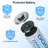 4 Pack 16340 Rechargeable Battery 2800mAh 3.7Volt Button Top Batteries for Flashlight Headlamp