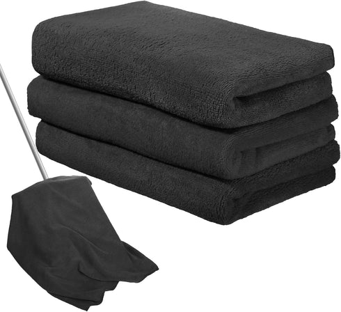 3 Pcs Extra Large Microfiber Cleaning Cloth - 30" x 20" Washable Reusable Towel for Home, Glass, Office, Bathrooms