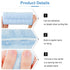 VELSCRUN 6 Pack Spa Headband, Makeup Headband, Face Wash Headband, Blue Sponge Hair Band for Women Gifts