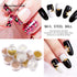 Minejin 3D Nail Art Caviar Beads Gold Silver 1 mm Mini Metal Micro Balls for Nail Art Accessories and DIY Decorations