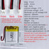HXJNLDC 3.7V 680mAh 802530 3.7-5V 2-Wire DC Rechargeable Lithium Polymer Battery, Suitable for DIY Electronic Products