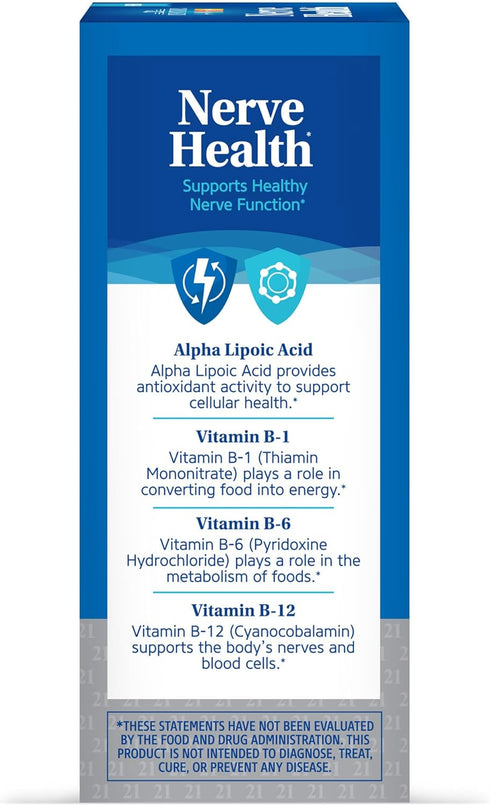 21st Century Nerve Health, 30 Tablets for Neurological Support