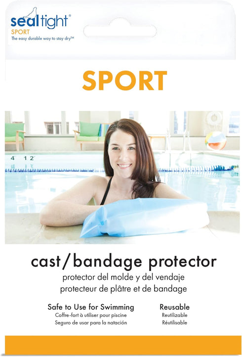 Brownmed Seal Tight Sport Arm - Waterproof Cast Cover & Bandage for Swimming & Showers - Durable Adult Long Arm