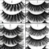 outopen 3D Mink Lashes Natural Wispy False Eyelashes 15mm Fluffy Long Eye Makeup Tools 5 Pairs Pack (Q1 | 13-15MM)