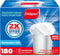 180 Count 4 Gallon Trash Bags, Drawstring White Unscented Small Garbage Bags for Office, Bathroom