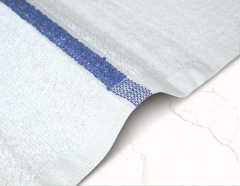 Bar Mops Blue Stripe Pack of 36 Kitchen Towels, 16x19 Multi-Purpose for Home, Restaurant, and Cleaning