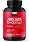 Longjack Tongkat Ali Max for Men: Male Stamina and Vitality Supplement with Natural Ingredients
