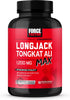 Longjack Tongkat Ali Max for Men: Male Stamina and Vitality Supplement with Natural Ingredients