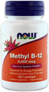 Now Foods Methyl B12 - Methylcobalamin Plus Folic Acid, 5,000 MCG (120 Lozenges)