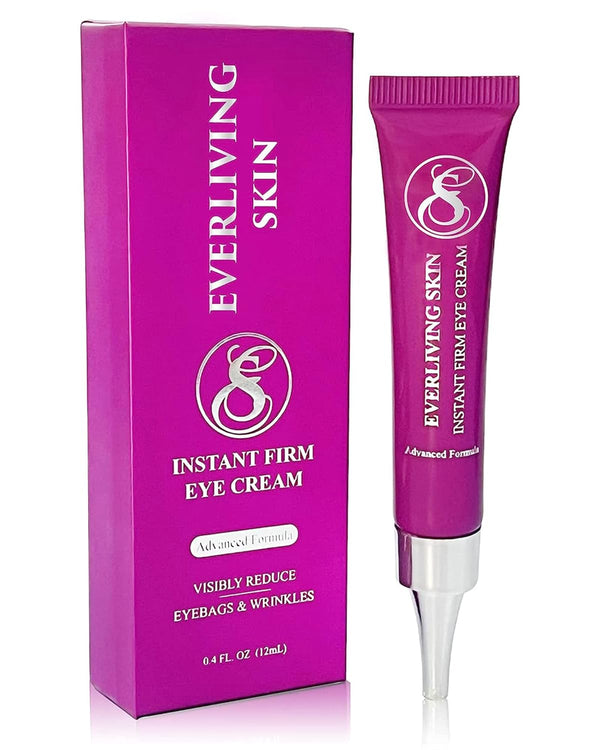 Instant Firm Eye Tightener Cream 12 ml for Under Eye Bags, Puffiness, and Fine Lines
