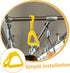 PartyKindom Car Grab Handle for Elderly Vehicle Support Bar Portable Mobility Aid for Seniors Homes Hospitals and Cars
