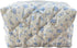 Cotton Quilted Makeup Bag Coquette Accessories - Cute Floral Cosmetic Pouch Travel Makeup Bag for Women (Blue floral)
