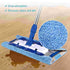 Pack 8 KEEPOW Microfiber Mop Cloth Refills Compatible with MR.SIGA Professional Microfiber Mop, Double Side use, Wet