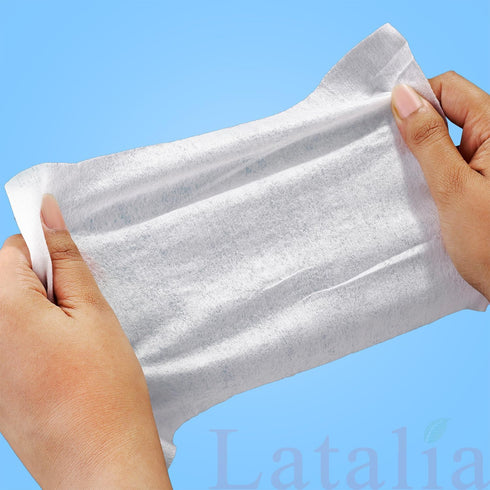 Pack 10 80% (20 Counts) Latalia Hand Wipes of | Alcohol Hand Sanitizer Wipes for Hands & Face Moisturizing, Gentle