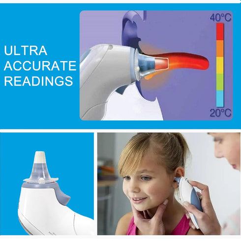 500pcs Probe Covers for Thermometer, Ear Thermometer Refill Caps for Braun and Other Digital Thermometers