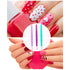 Yaomiao 50 Pieces Rubber Nail Cuticle Pusher, Bulk Plastic Handle Nail Art Tools for Men and Women