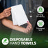 Fresh Towel Disposable Linen-Feel Guest Hand Towels for Bathroom, Kitchen, Party, Wedding, 100 Count (2 Bags of 50)