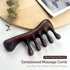 Jaasuee Scalp Massage Comb Hair Growth Stimulating Wooden Scalp Massager Stress Relief Loc Comb Present for Women